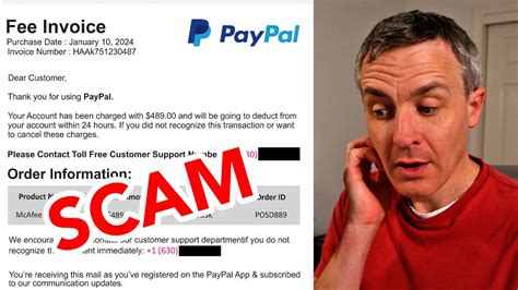 paypal mcafee invoice scam|A PayPal Email Scam Is Making the Rounds: Here’s How to.